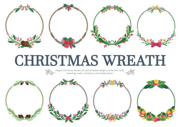 Christmas Floral Wreath Set Collection Review
