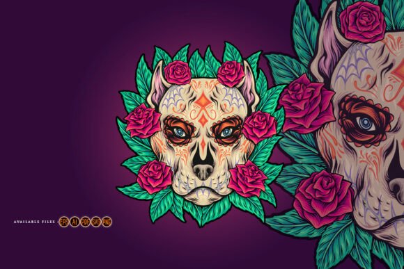 Mexican Floral Dog Skull with Roses Review